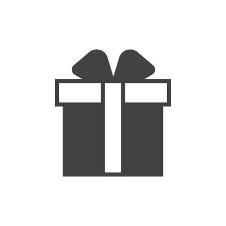 Gift box icon- vector gift box editable icon for website and mobile apps.のイラスト素材