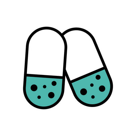 Medicine and Pills icon- vector Medicine and Pills icon.のイラスト素材