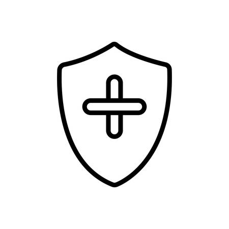 Protection Icon- Medical and healthcare protection vector icon.のイラスト素材