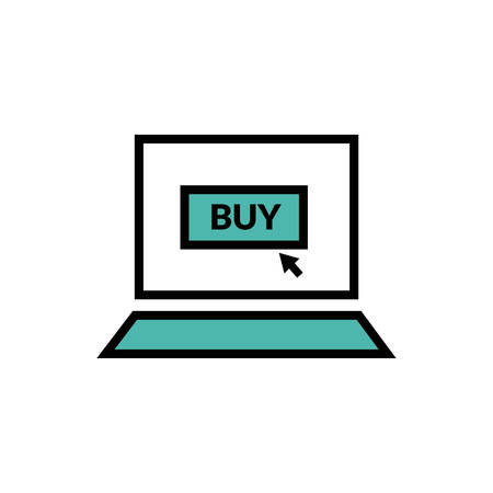 online order icon- online buy vector editable icon for website or mobile apps.のイラスト素材