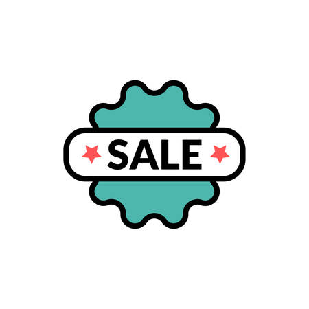 sale stick icon- sale stick vector editable icon for website and mobile apps.のイラスト素材