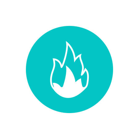 Fire icon. vector sign symbolのイラスト素材