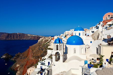 The wonderful Oia in Santorini, Greeceの写真素材