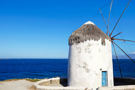 A windmill of Mykonos, Greece
