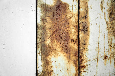 vintage rusty metal panels detail background
