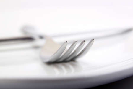 fork on dish