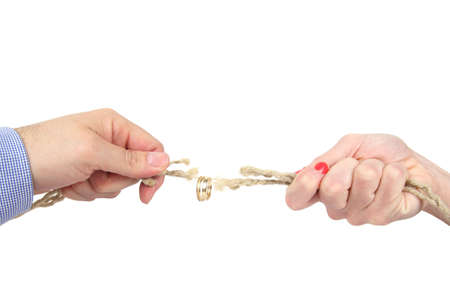 tug of war between husband and wife
