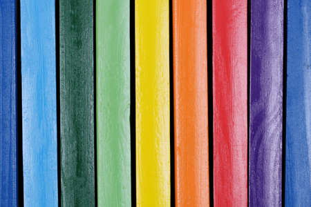 multicolored wood planks for backgroundsの写真素材