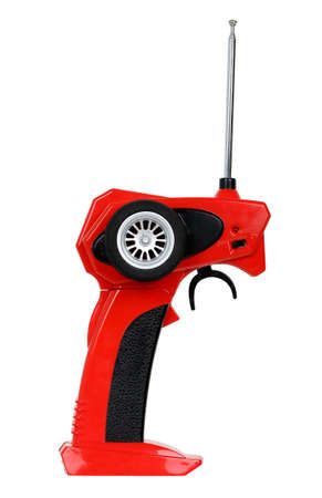 remote control of toy car isolated