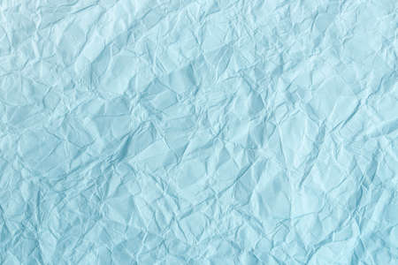 cyan crumpled paper surface for backgrounds
