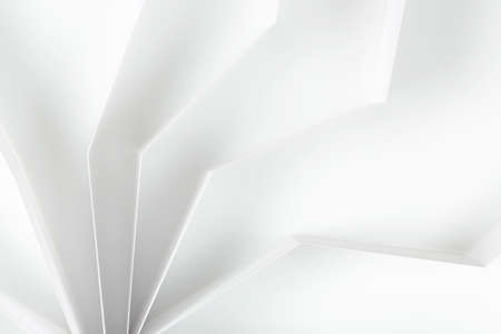 abstract white background, white paper pattern on white surfaceの写真素材