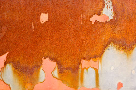 rusted metallic surface with paint