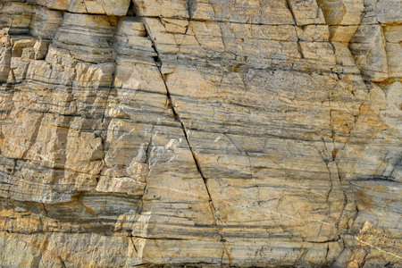 closeup of layered rocks for background use