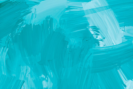 abstract blue brush strokes painting , wall art print illustrationの写真素材