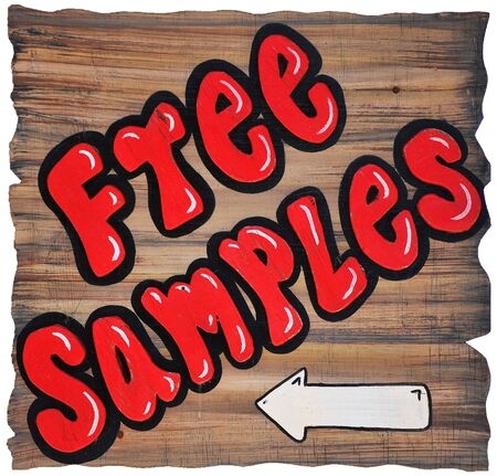 Free Samples write with red paint on the wood wallの写真素材
