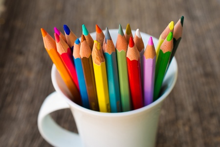 Color pencilsの写真素材