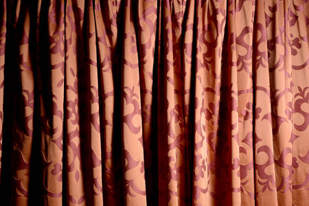 Red stage curtain textureの写真素材