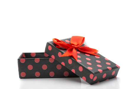 Gift box in white background