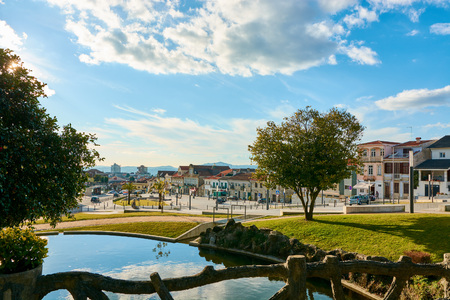 Penafiel, Portugal - February 05, 2015: View of the city Penafiel Porto District, Portugal.の写真素材