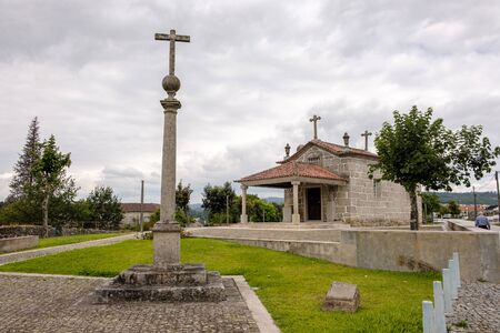 Arosa, Portugal - June 20, 2019 : Chapel S. Amaro, Arosa, Guimaraes, Portugal