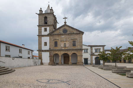 Mogadouro, Portugal - August 26, 2021 Property of The Castle of Mogadouro in TrÃ¡s-os-Montes, located in the parish, town and municipality of Mogadouro, Braganca District, Portugalのeditorial素材