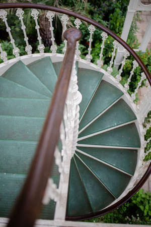Inside the Kew Garden Palm House-Built 1844-Steps of Spiral Staircase