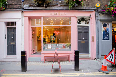 Pink Jewelry and Accessories Store in a British Neighbourhood