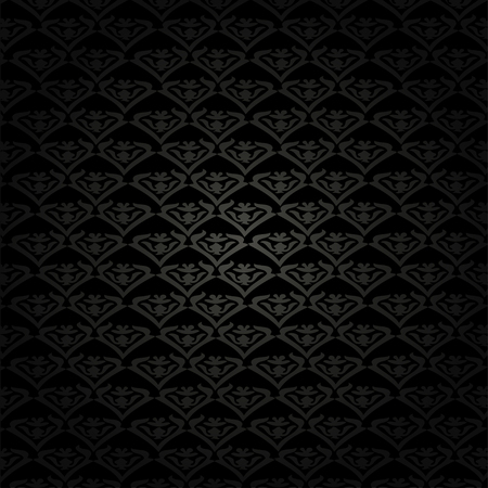 Vector vintage floral pattern, seamless background. のイラスト素材