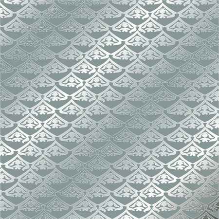 Vector vintage floral pattern, seamless background.のイラスト素材