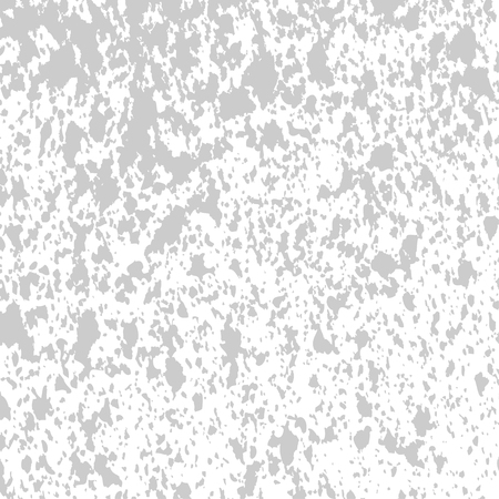 Grainy grunge abstract texture on white background. Vector splatter of calligraphy ink in  on gray background. Gray  ink blow explosion on white background. Paint spray, drop. Vector.のイラスト素材
