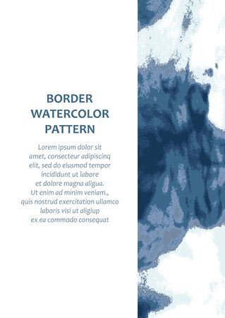 Vector explosion smoke cloud watercolor. Ink swirling in water isolated white. Abstract border frame paints, holi, liquid ink. Background for banner, flyer, card, poster, brochure, web design elementのイラスト素材