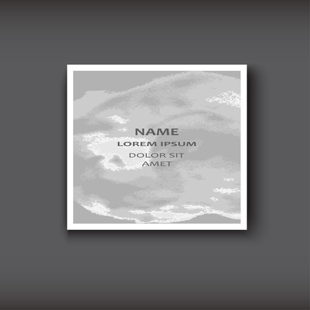 Blue Watercolor explosion shape artistic covers design set. Decorative texture paint fluid colors backgrounds. Trendy template vector illustration for flyer, business card, poster, manual, bannerのイラスト素材