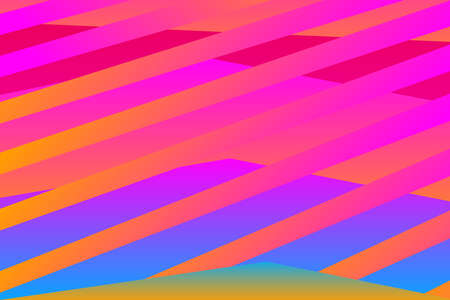Minimal cover graphic, copy space design. Neon pink blue retro gradient colors. Abstract texture...