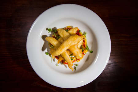 Tempura Sole Fishの写真素材