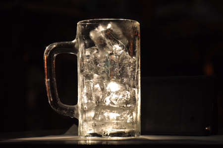 ICE IN GLASSの写真素材