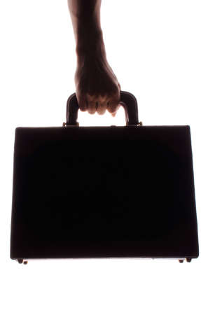 isolated bag on whiteの写真素材