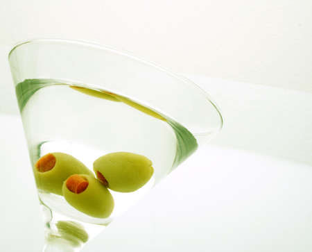 close-up of a martini glassの写真素材