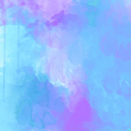 watercolor blue splash. Abstract cyan blot background. Sea, tropical ocean, lagoon element. Design element. Azure blobのイラスト素材