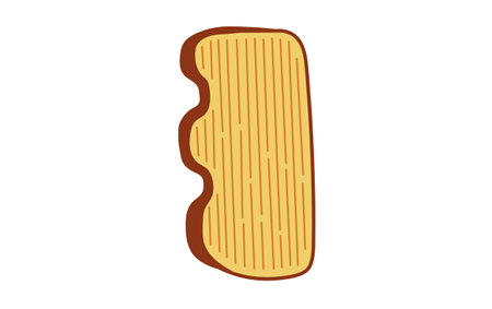 Baumkuchen layered cake for christmas time.German traditional pastryのイラスト素材