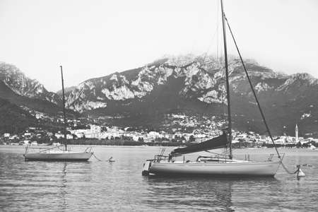 The city of Lecco の写真素材