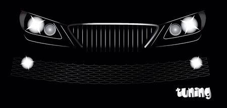 car composition - vector illustrationのイラスト素材