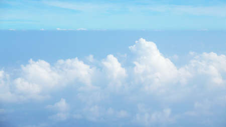 Cloudscape in blue sky