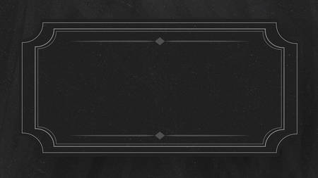 Retro business sign on blackboard backgroundのイラスト素材