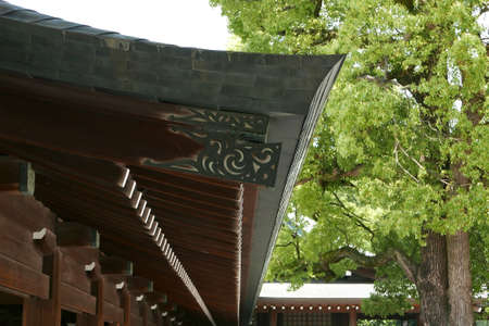 asian traditional building wooden frame