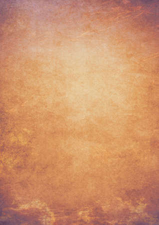 A3 international paper size bronze and golden gradient dirty grunge effect textured backgroundの写真素材