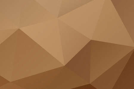 Polygonal geometric abstract textured background brown gradientの写真素材