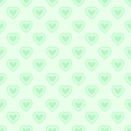 Purple heart seamless pattern packaging paper background in vector formatのイラスト素材