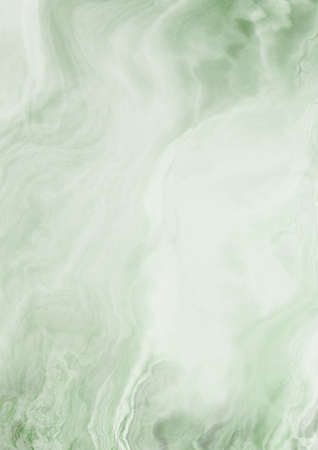 The vertical blank green brush art paper backgroundの写真素材