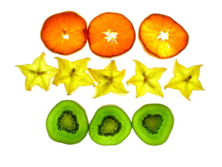 fruit slicesの写真素材