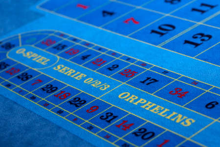 Moments in casino - details of gaming of roulette and poker